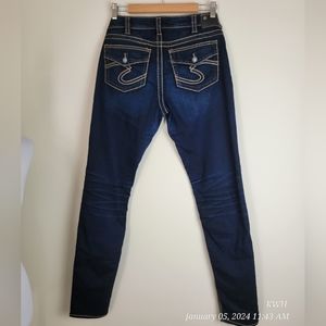 SILVER  SUKI Midrise super stretch skinny Jean W 30/31